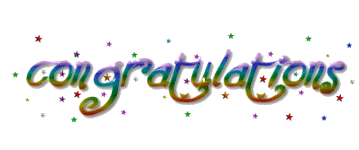 Image result for congratulations word pic moving
